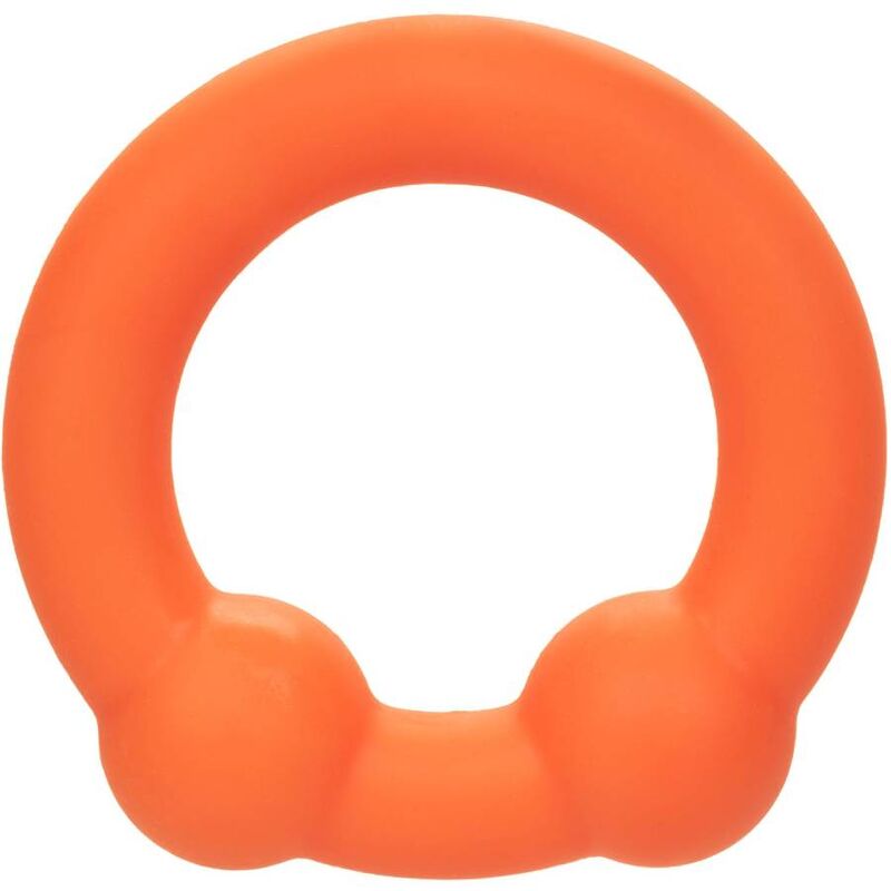 Comprar CALEXOTICS Alpha Anillo Doble Bola Naranja – Anillo Potenciador De Silicona Premium Para Mayor Placer-Noxtic