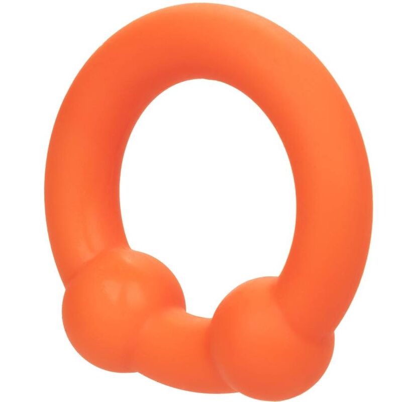 Comprar CALEXOTICS Alpha Anillo Doble Bola Naranja – Anillo Potenciador De Silicona Premium Para Mayor Placer-Noxtic