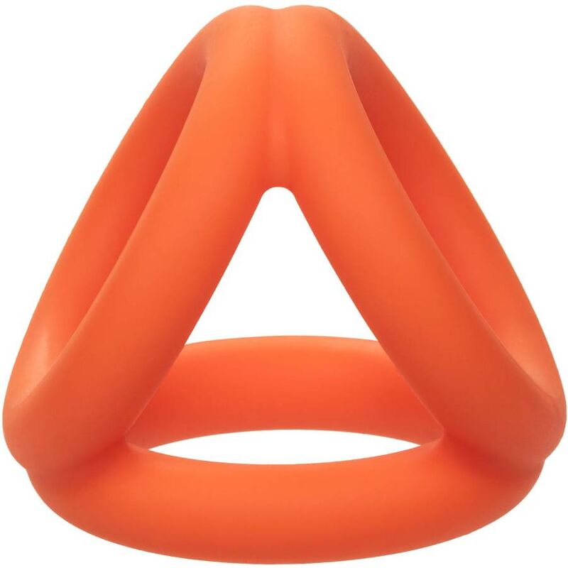 Comprar CALEXOTICS Alpha Triple Anillo Naranja – Diseño Innovador Para Placer Y Comodidad-Noxtic