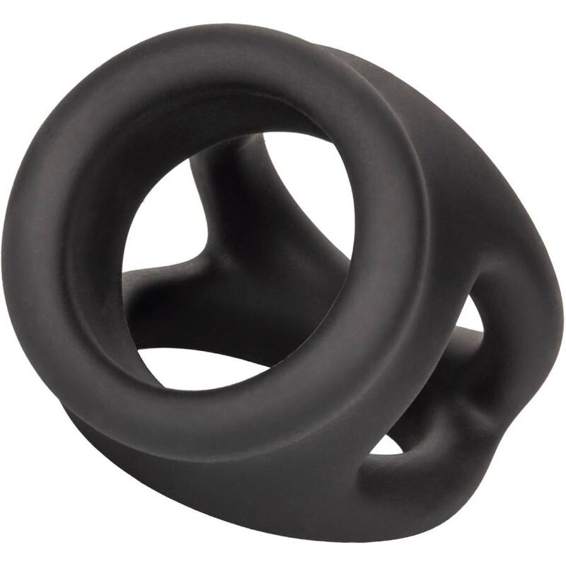 Comprar CALEXOTICS Alpha Anillo De Jaula Doble Negro – Diseño Innovador Con Silicona Líquida Para Comodidad Optimal-Noxtic