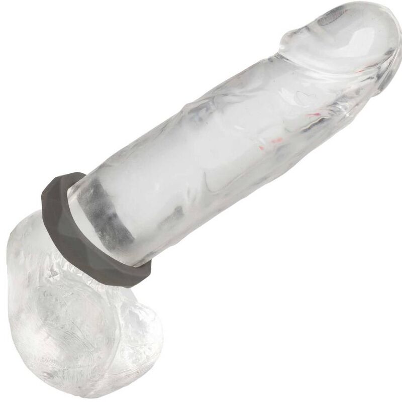 Comprar CALEXOTICS Alpha Anillo Prolong Prismatico Gris – Diseño Elástico Con Silicona Líquida De Alta Calidad-Noxtic