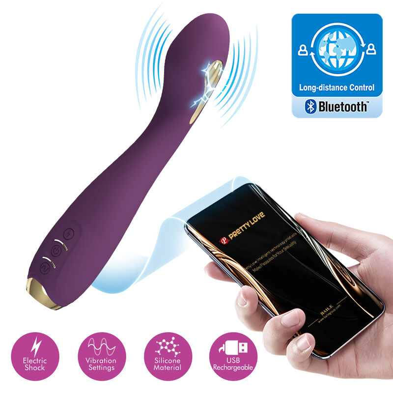 Comprar Pretty Love Hector Vibrador Lila – Control App Para Experiencia Personalizada-Noxtic