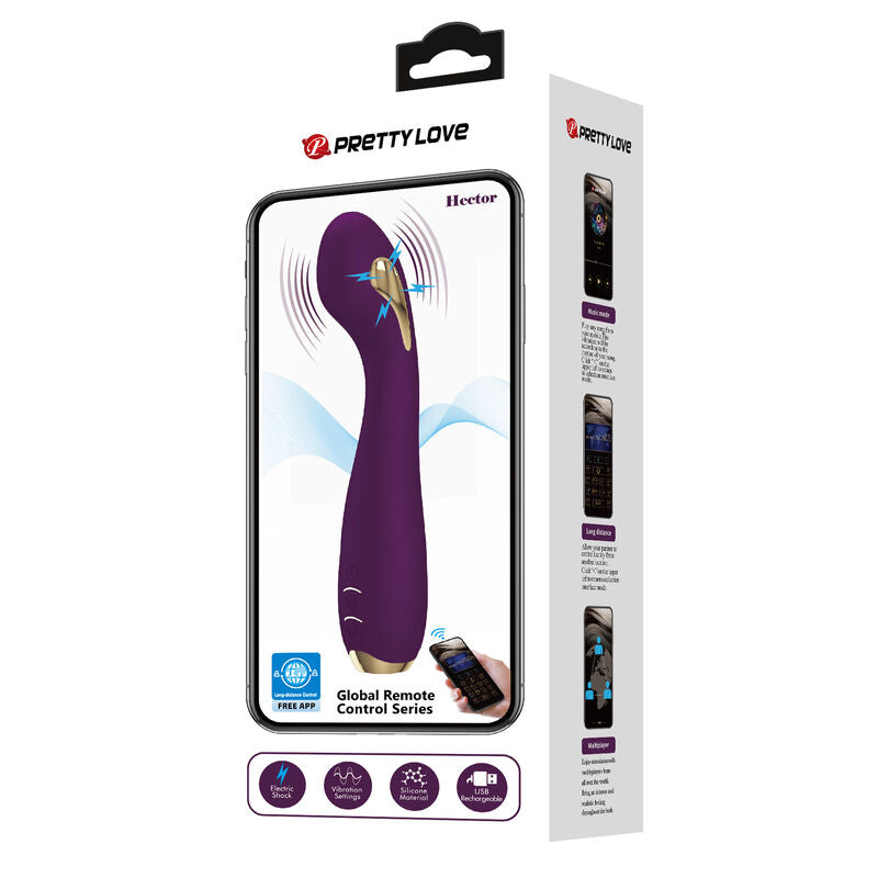 Comprar Pretty Love Hector Vibrador Lila – Control App Para Experiencia Personalizada-Noxtic