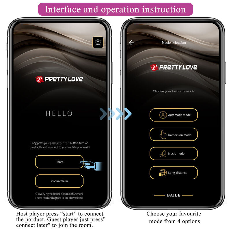 Comprar Pretty Love Hector Vibrador Lila – Control App Para Experiencia Personalizada-Noxtic