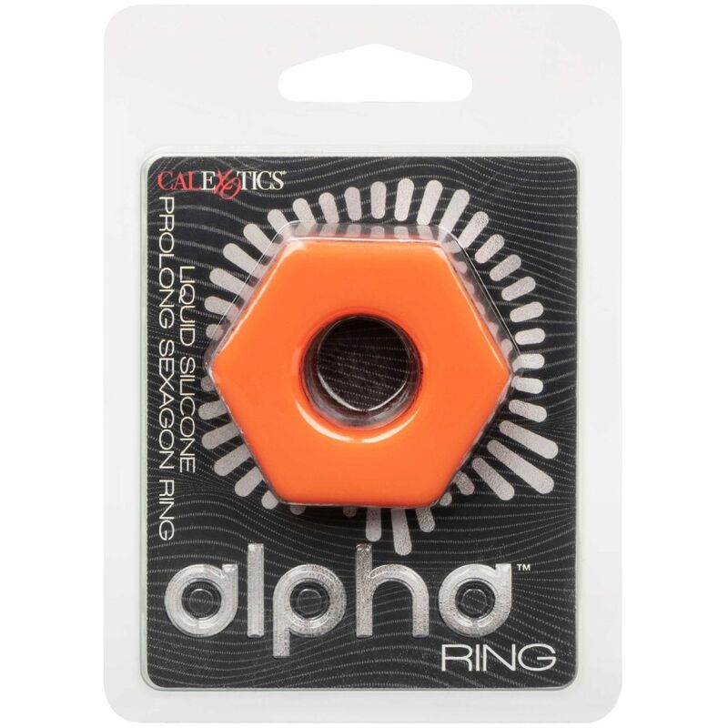 Comprar CALEXOTICS Alpha Anillo Prolong Naranja – Silicona Líquida Para Mayor Comodidad Y Estímulo-Noxtic
