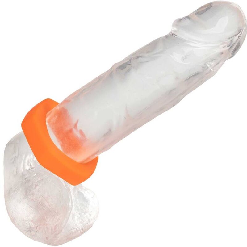 Comprar CALEXOTICS Alpha Anillo Prolong Naranja – Silicona Líquida Para Mayor Comodidad Y Estímulo-Noxtic