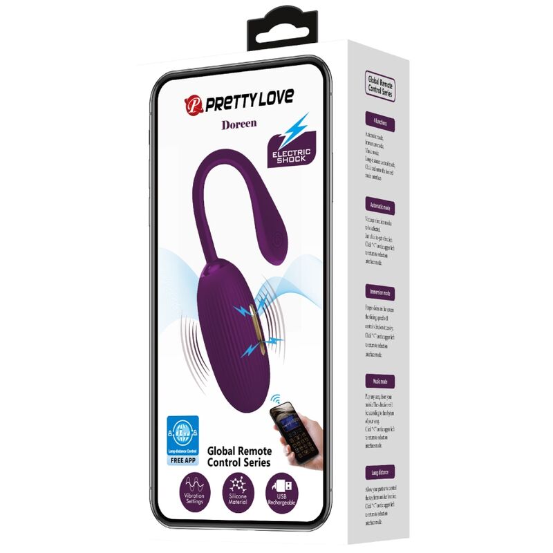 Comprar Pretty Love Doreen Huevo Vibrador Recargable Lila – Diseño Ergonómico Para Placer Versátil-Noxtic