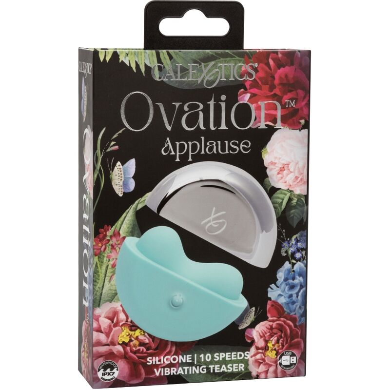 Comprar CALEXOTICS Ovation Applause Estimulador Verde Agua – Estimulador Vibratorio Con 10 Intensidades De Vibración-Noxtic