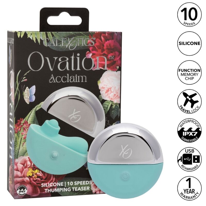 Comprar CALEXOTICS Ovation Acclaim Estimulador Verde Agua – Diseño Ergonómico Para Placer Personalizado-Noxtic