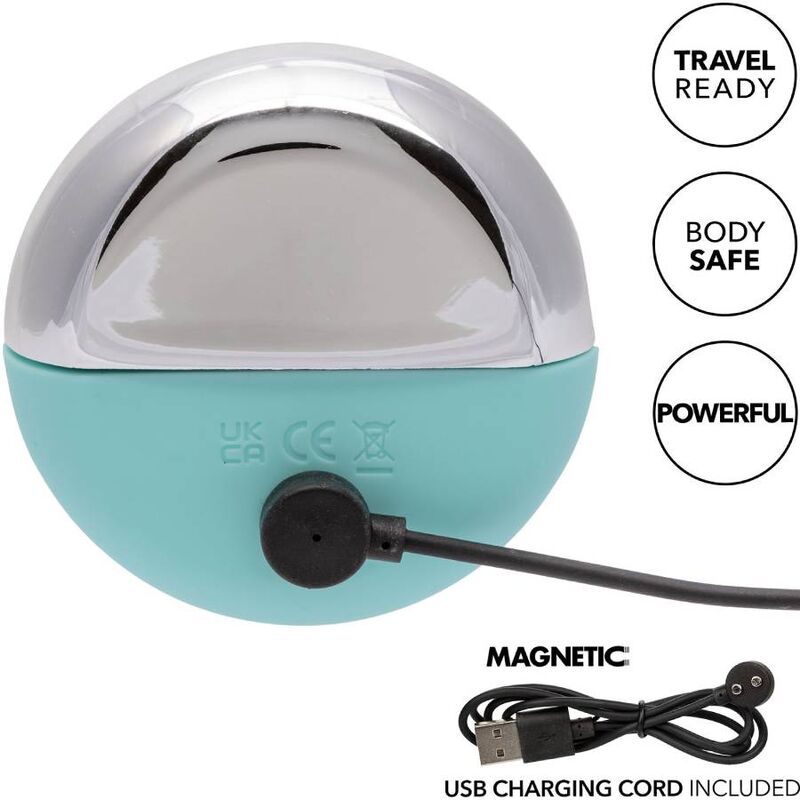 Comprar CALEXOTICS Ovation Rave Estimulador Verde Agua – Estimulación Precisa Con 10 Velocidades Ergonómicas-Noxtic