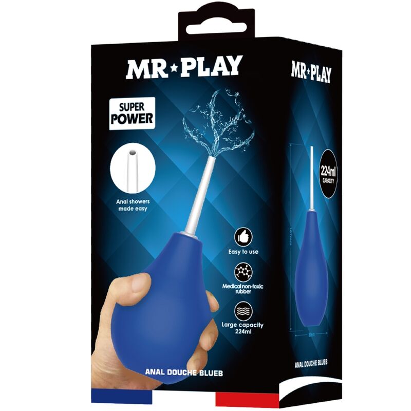 Comprar MR PLAY Ducha Anal Blue Super Power – Limpieza Efectiva Con Diseño Ergonomico-Noxtic