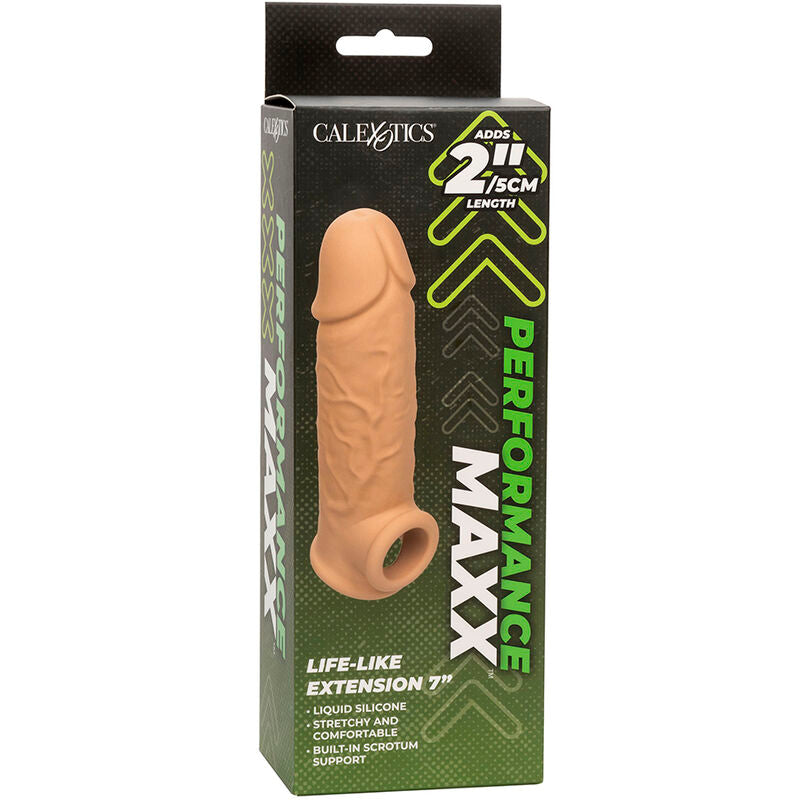Comprar CALEXOTICS Performance Maxx Extensión Realista 7 Piel Claro – Aumento De Longitud Para Experiencia Mejorada-Noxtic