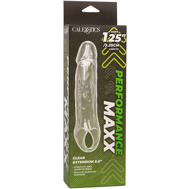 Comprar CALEXOTICS Performance Maxx Clear Extensión 5.5 Pulgadas – Aumento De Tamaño Con Diseño Transparente-Noxtic