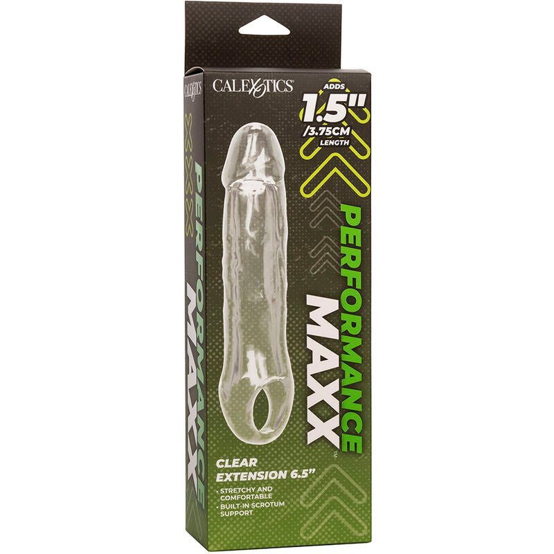 Comprar CALEXOTICS Performance Maxx Extensión Clara 6.5 – Aumento De Tamaño Con Diseño Transparente-Noxtic