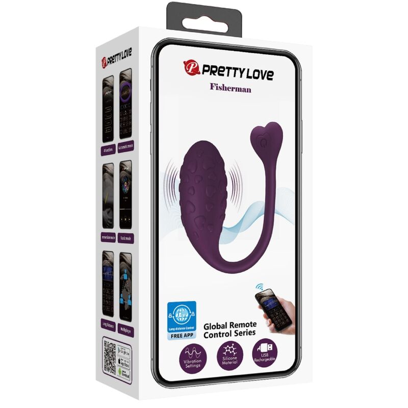 Comprar Pretty Love Huevo Vibrador Lila – Control Desde App Para Placer Discreto-Noxtic