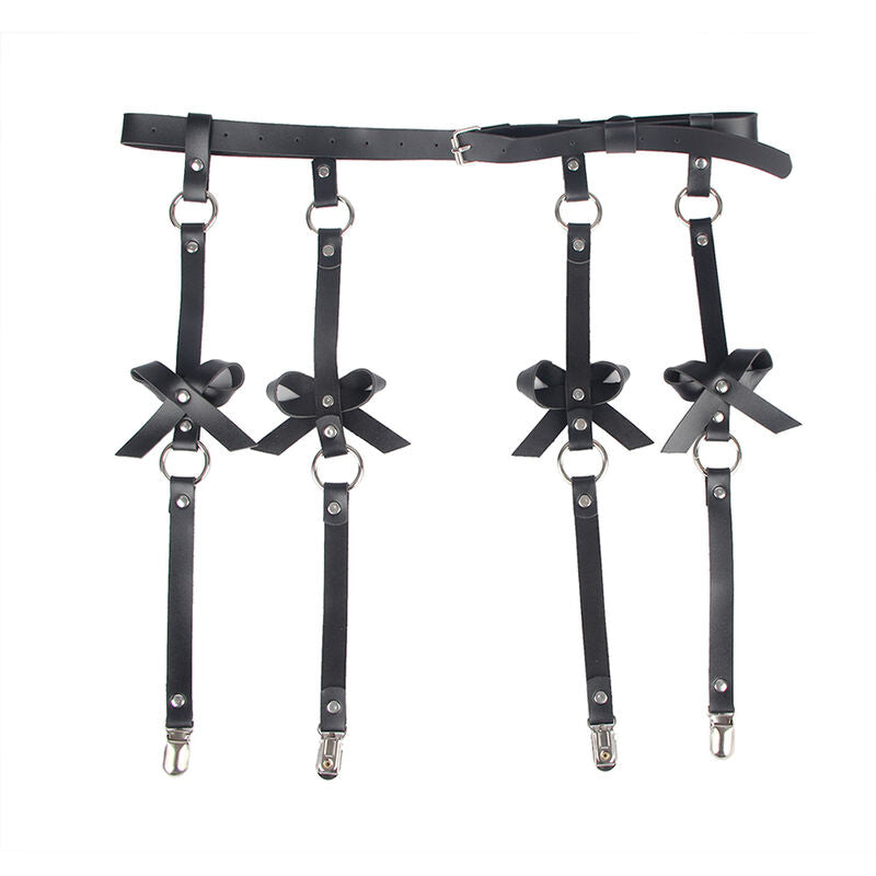 Comprar SUBBLIME Arnés De Pierna Cadena Cuero Negro Talla Única – Accesorio Elegante Para Placer Con Estilo-Noxtic