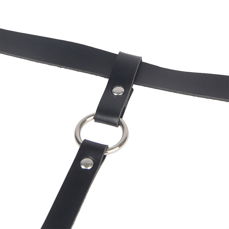 Comprar SUBBLIME Arnés De Pierna Cadena Cuero Negro Talla Única – Accesorio Elegante Para Placer Con Estilo-Noxtic