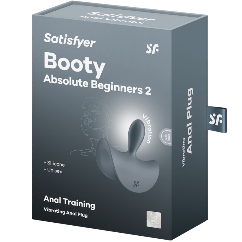 Comprar Satisfyer Booty Absolute Beginners 2 Negro – Plug Anal Vibrador Ideal Para Iniciarse En La Autoexploración-Noxtic