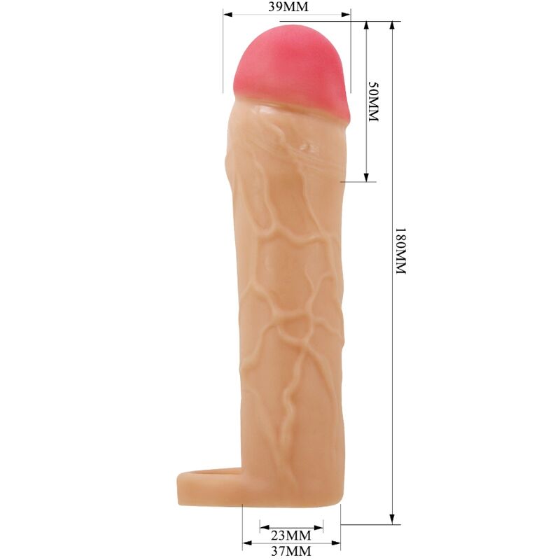 Comprar PRETTY LOVE Hani Funda Extensora Natural – Aumento De Textura Y Estimulación Para Mayor Placer-Noxtic