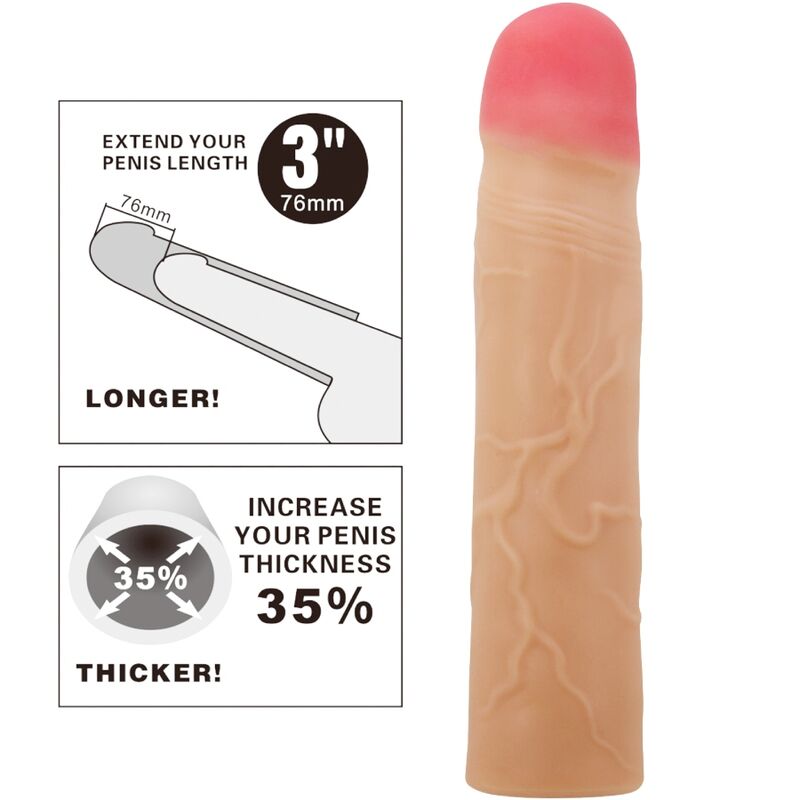 Comprar PRETTY LOVE Kylian Funda Extensora Natural – Diseño Confortable Para Una Nueva Experiencia Sensual-Noxtic