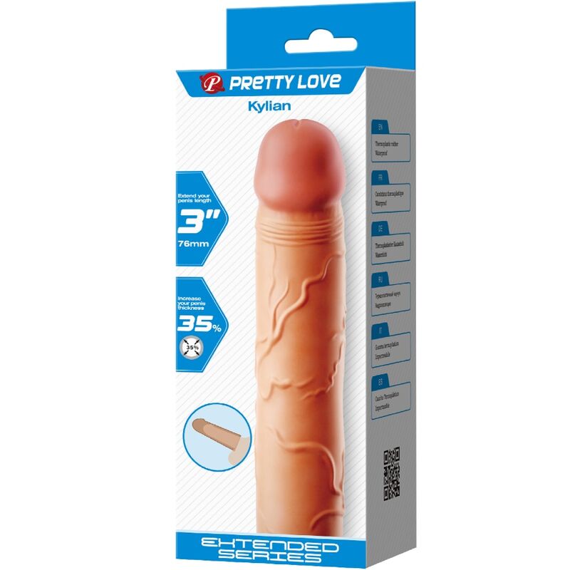Comprar PRETTY LOVE Kylian Funda Extensora Natural – Diseño Confortable Para Una Nueva Experiencia Sensual-Noxtic