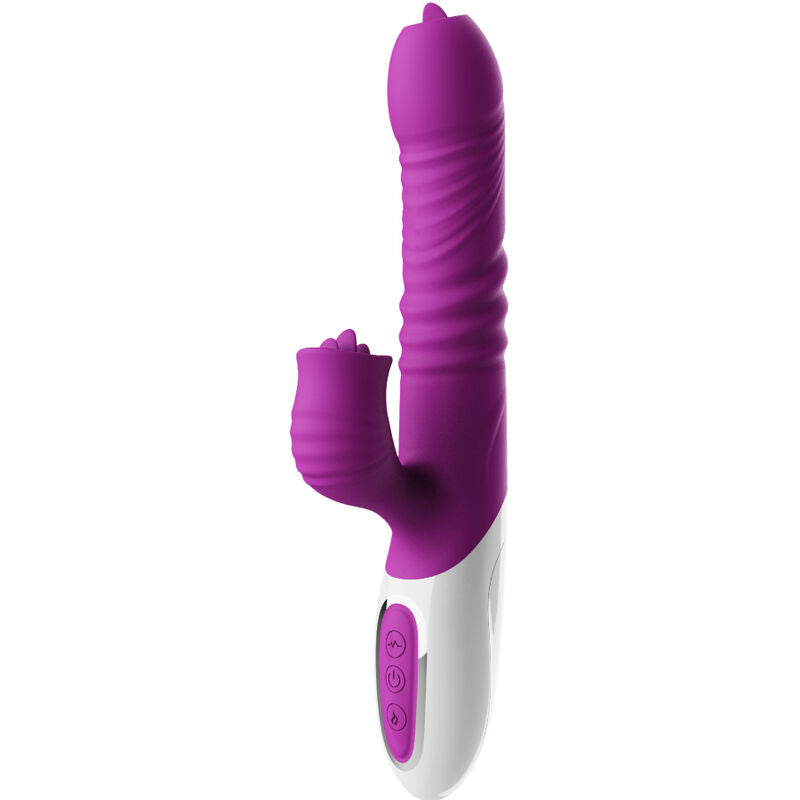 Comprar ARMONY Vibrador Doble Lengua Efecto Calor Violeta – Diseño Ergonómico Para Placer Personalizado-Noxtic
