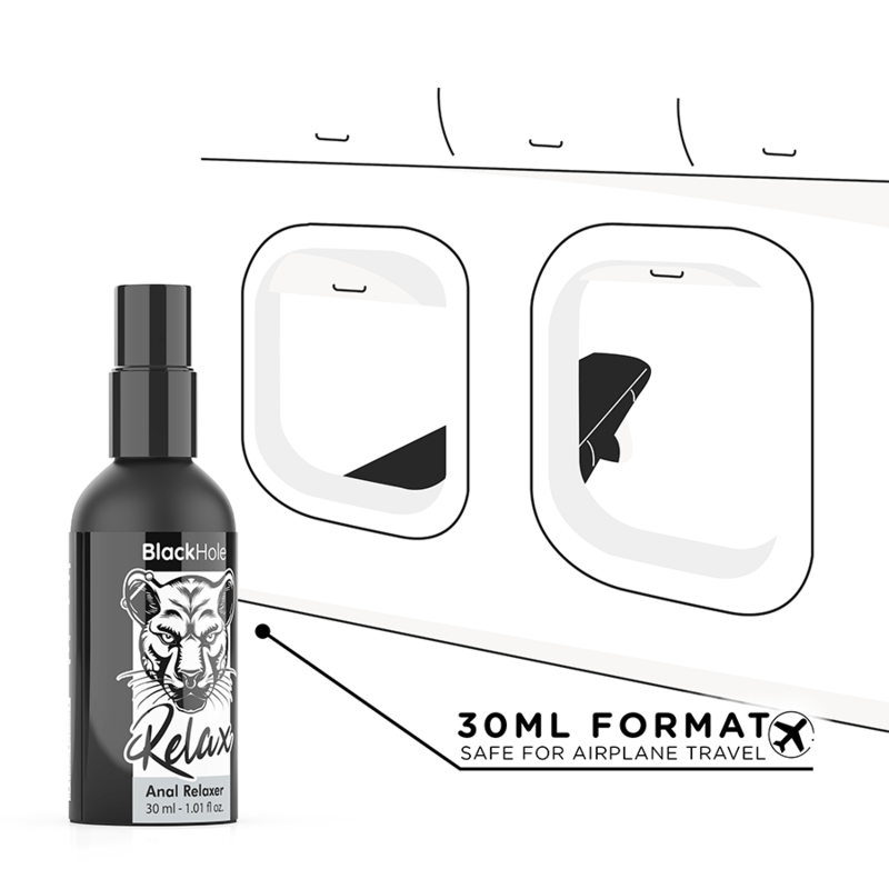 Comprar BLACK HOLE Spray Relajante Anal 30 Ml – Fórmula Innovadora Para Comodidad Durante La Exploración-Noxtic