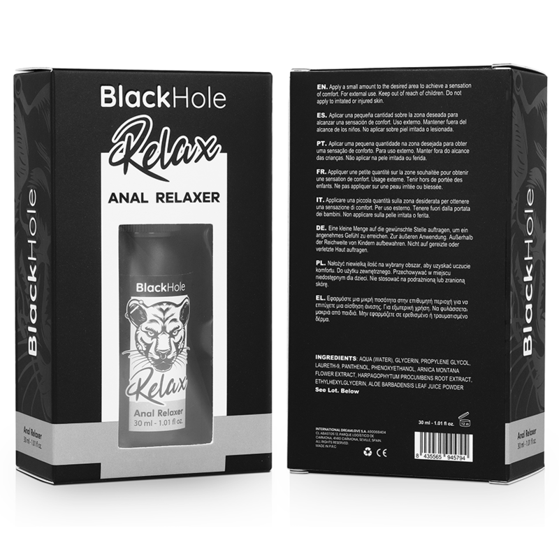 Comprar BLACK HOLE Spray Relajante Anal 30 Ml – Fórmula Innovadora Para Comodidad Durante La Exploración-Noxtic