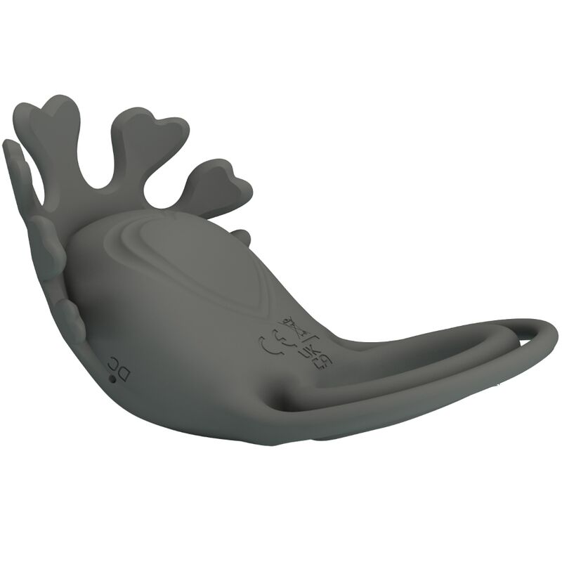 Comprar Pretty Love Ruben Doble Anillo Vibrador Con Estimulador Gris – Diseño Ergonómico Para Mayor Comodidad-Noxtic
