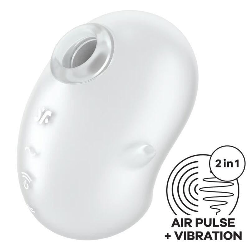 Comprar Satisfyer Cutie Ghost Vibrador Lay-On Blanco – Diseño Encantador Con Tecnología Avanzada Para Placer Personal-Noxtic
