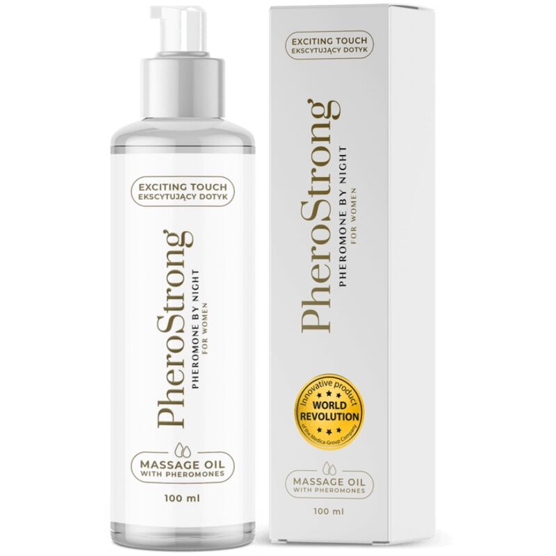 Comprar PHEROSTRONG Aceite De Masaje By Night 100 Ml – Aceite Con Feromonas Para Bienestar Sensorial-Noxtic