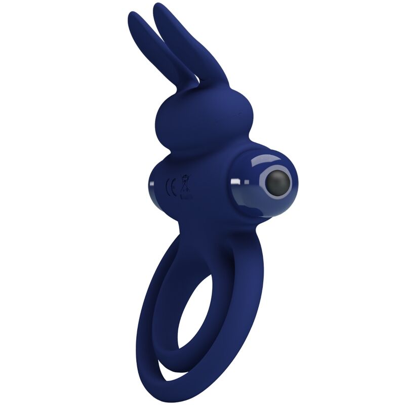 Comprar Pretty Love Darey Doble Anillo Vibrador Rabbit Azul – Anillo Estimulante Con Silicona Suave Para Mayor Confort-Noxtic