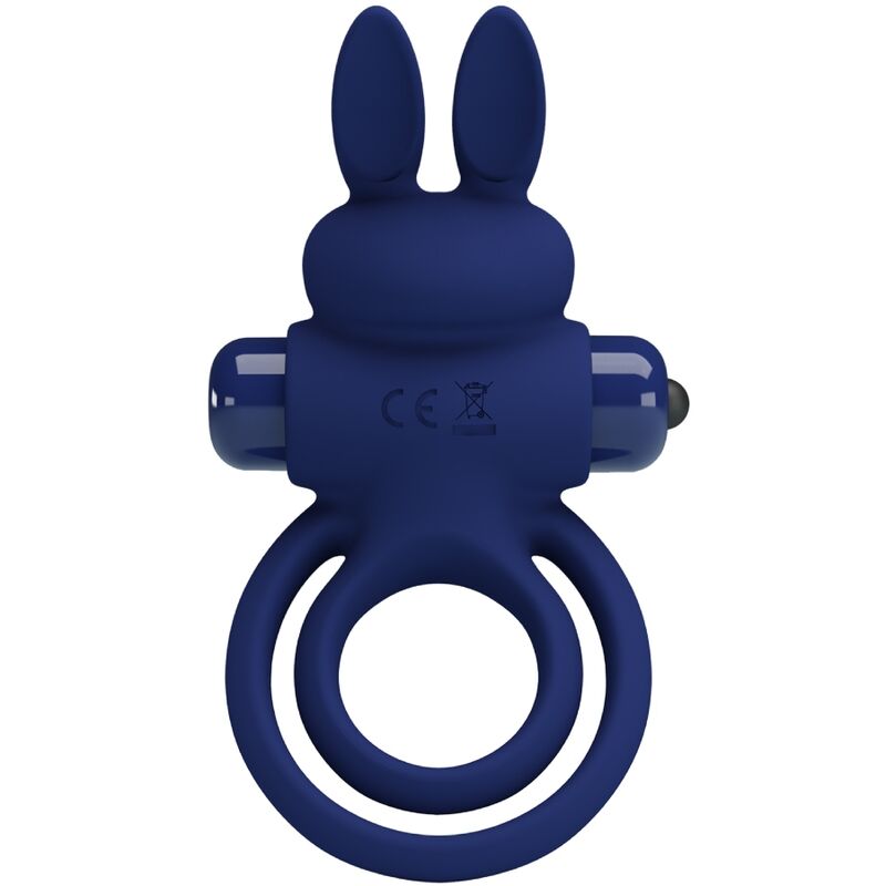 Comprar Pretty Love Darey Doble Anillo Vibrador Rabbit Azul – Anillo Estimulante Con Silicona Suave Para Mayor Confort-Noxtic