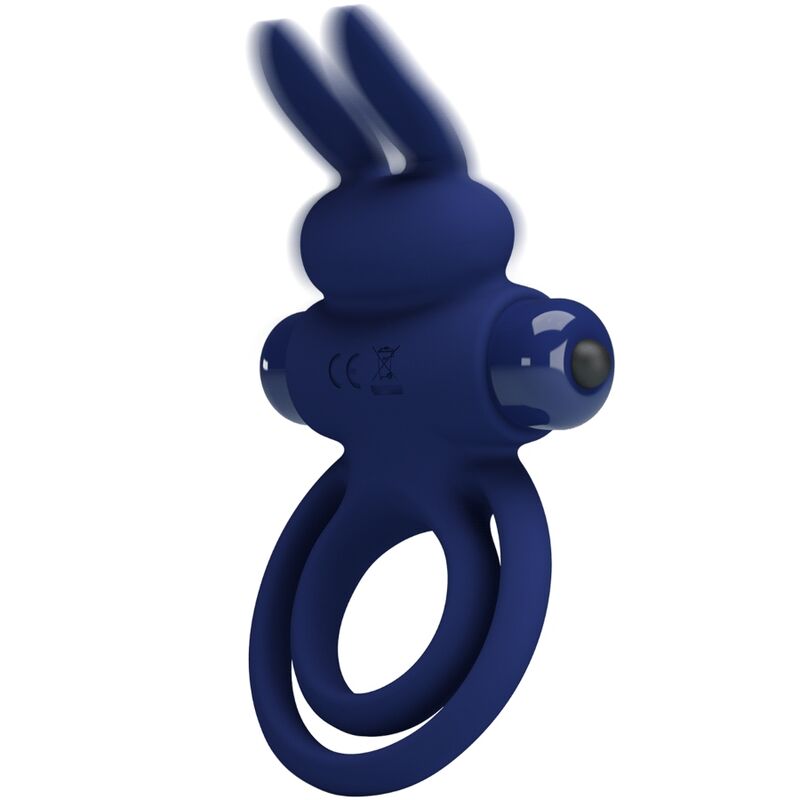 Comprar Pretty Love Darey Doble Anillo Vibrador Rabbit Azul – Anillo Estimulante Con Silicona Suave Para Mayor Confort-Noxtic