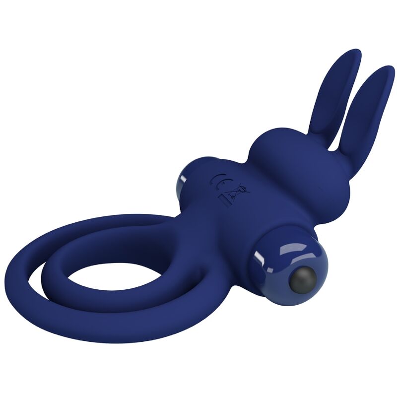 Comprar Pretty Love Darey Doble Anillo Vibrador Rabbit Azul – Anillo Estimulante Con Silicona Suave Para Mayor Confort-Noxtic
