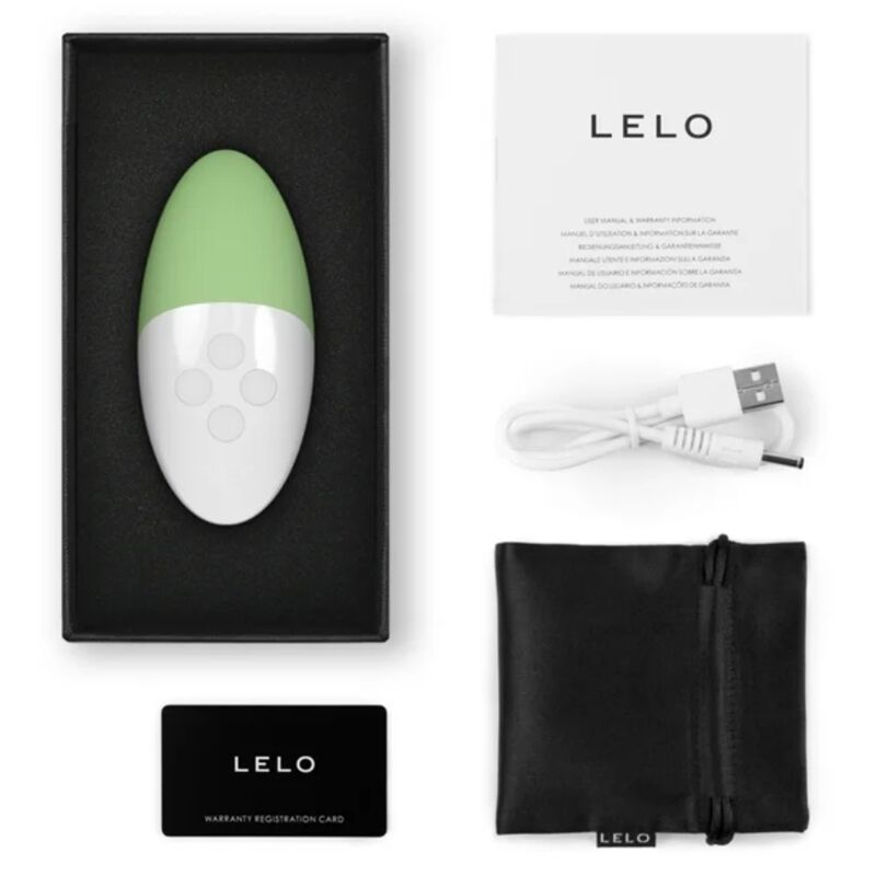 Comprar LELO Siri 3 Pistachio Cream – Masajeador Innovador Con Tecnología SoundSense Para Estimulación Personalizada-Noxtic