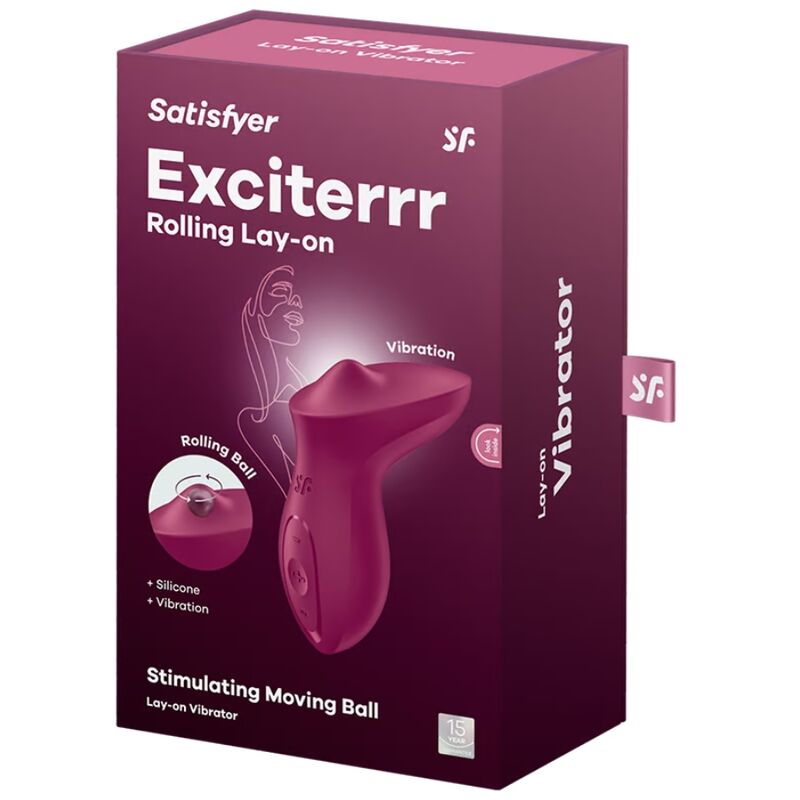 Comprar Satisfyer Exciterrr Vibrador Lay-On Fucsia – Estimulador Con Diseño Elegante Para Placer Único-Noxtic