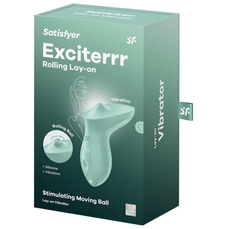 Comprar Satisfyer Exciterrr Vibrador Lay-On Menta – Diseño Elegante Para Placer Intenso-Noxtic