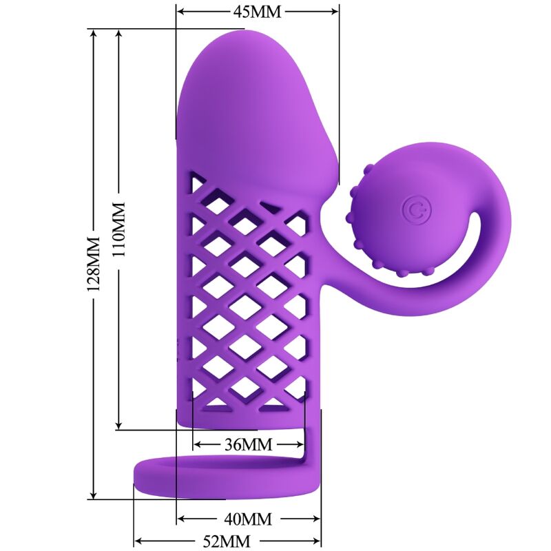 Comprar ROMANCE Harden Manga Extendida Morada – Diseño Elegante Para Placer Intenso-Noxtic