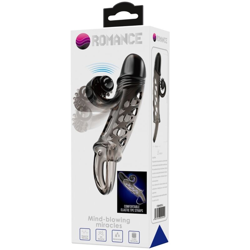 Comprar ROMANCE Manga Extendida Negro – Diseño Ergonómico Para Placer Mejorado-Noxtic