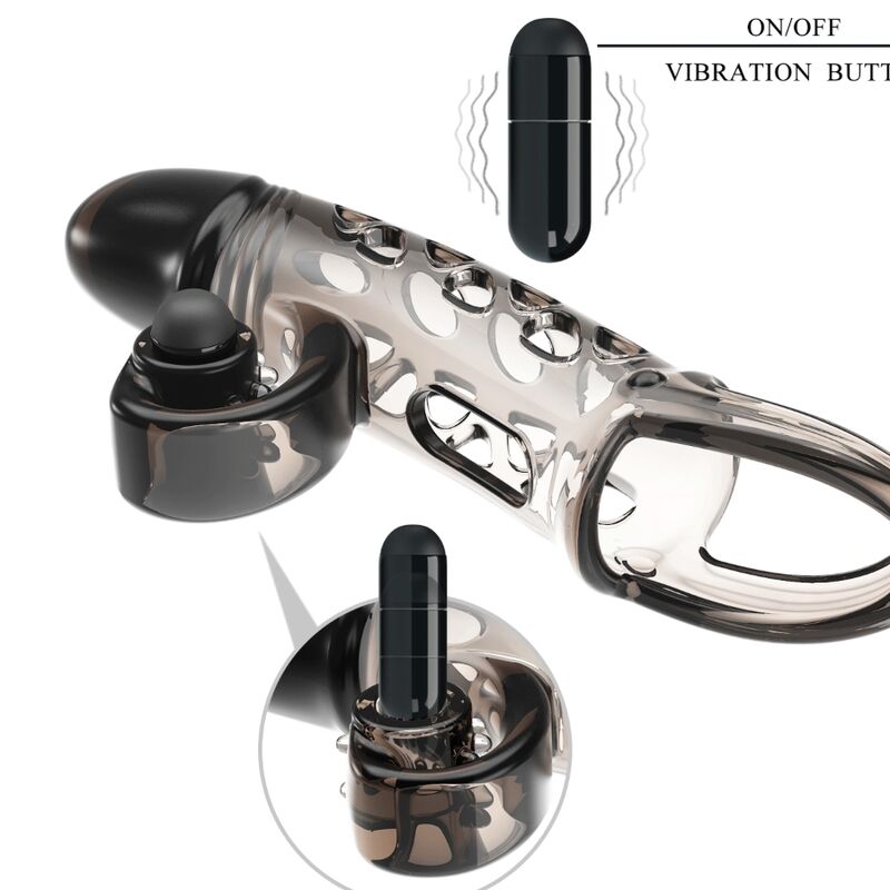 Comprar ROMANCE Manga Extendida Negro – Diseño Ergonómico Para Placer Mejorado-Noxtic