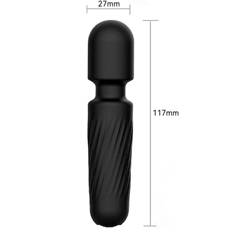 Comprar ARMONY Masajeador Recargable Negro – 10 Modos De Vibración Para Experiencia Personalizada-Noxtic