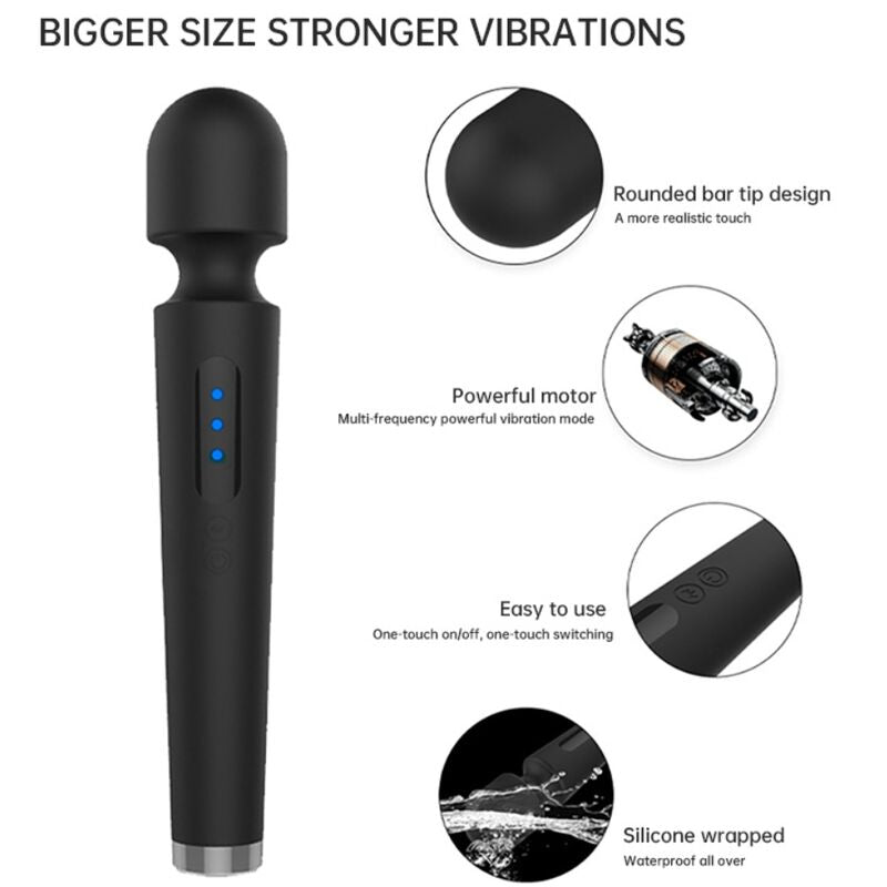 Comprar ARMONY X Power Large – Masajeador Y Vibrador Con Siete Modos De Vibración-Noxtic