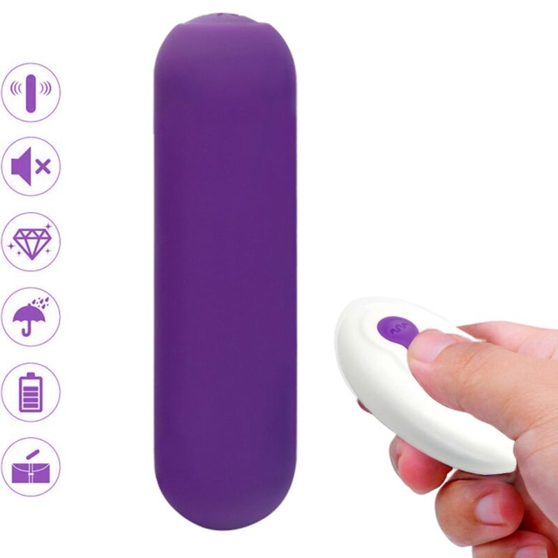 Comprar ARMONY Splash Joie Bala Vibradora – Silicona Médica Con Control Remoto Y 10 Vibraciones-Noxtic
