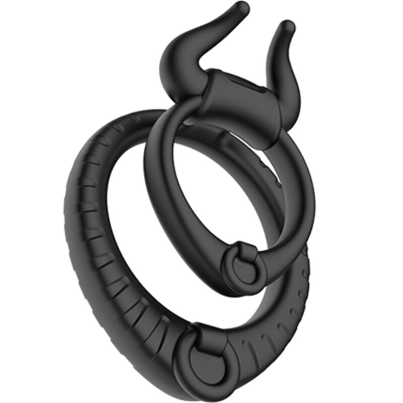 Comprar ARMONY Bull's Pasión Anillo Negro – Diseño Ergonómico Con Silicona Médica Para Máxima Comodidad-Noxtic