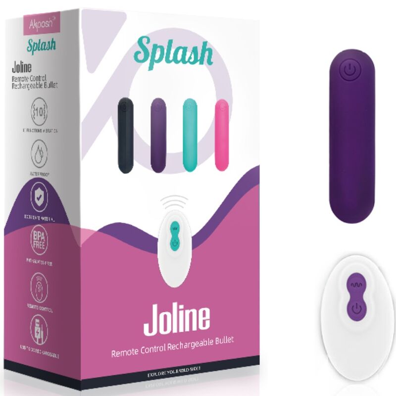 Comprar ARMONY Splash Joline Bala Vibradora – Diseño Elegante Con Control Remoto Y 10 Modos De Vibración-Noxtic