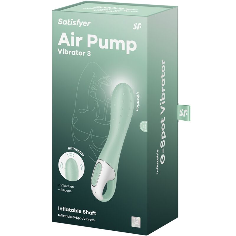 Comprar Satisfyer Air Pump Vibrador Inflable – Estimulador Con Diseño Innovador Para Placer Personal-Noxtic
