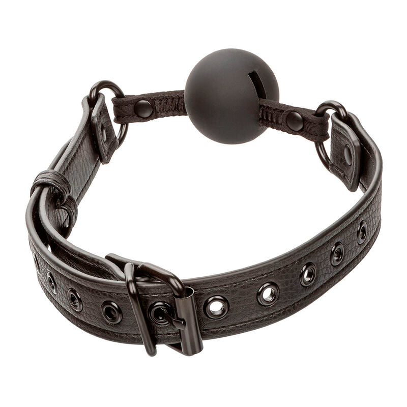 Comprar CALEXOTICS Nocturnal Mordaza De Bola Silicona Negra – Diseño Ergonómico Para Placer Sensorial-Noxtic
