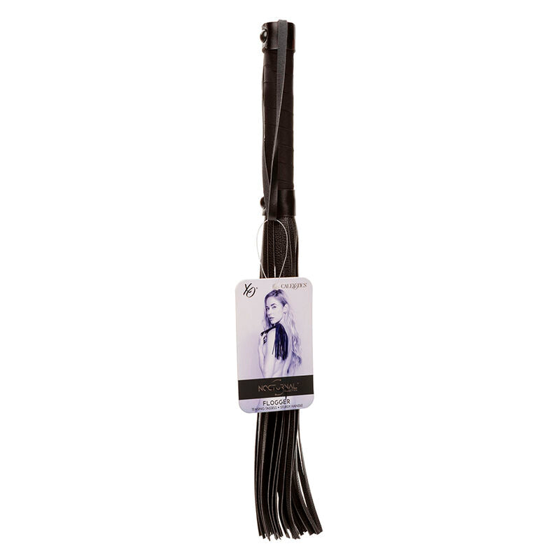 Comprar Calexotics Nocturnal Azotador Cuero Negro – Accesorio De Bienestar Sensitivo Para Exploración Personal-Noxtic