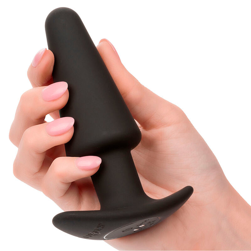 Comprar Calexotics Rock Bottom Plug Anal Cónico – Juguete De Silicona Médica Con 10 Funciones De Vibración-Noxtic